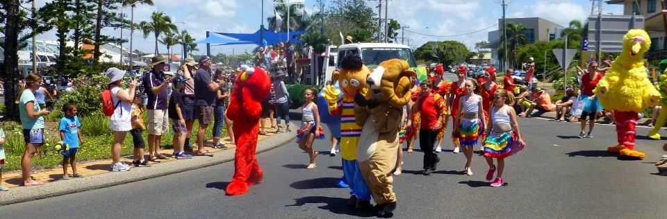 Colourful Parade Characters